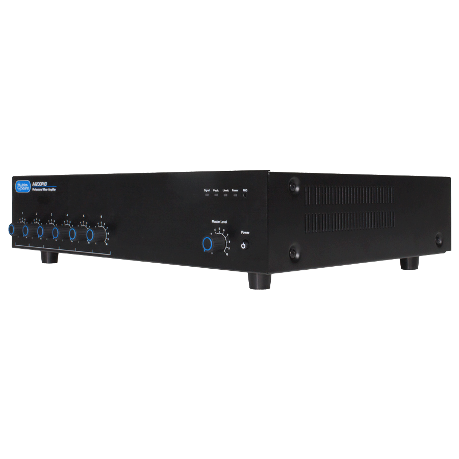 AA200PHD Mixer Amplifier 6 Input 200W Automatic System Test PHD