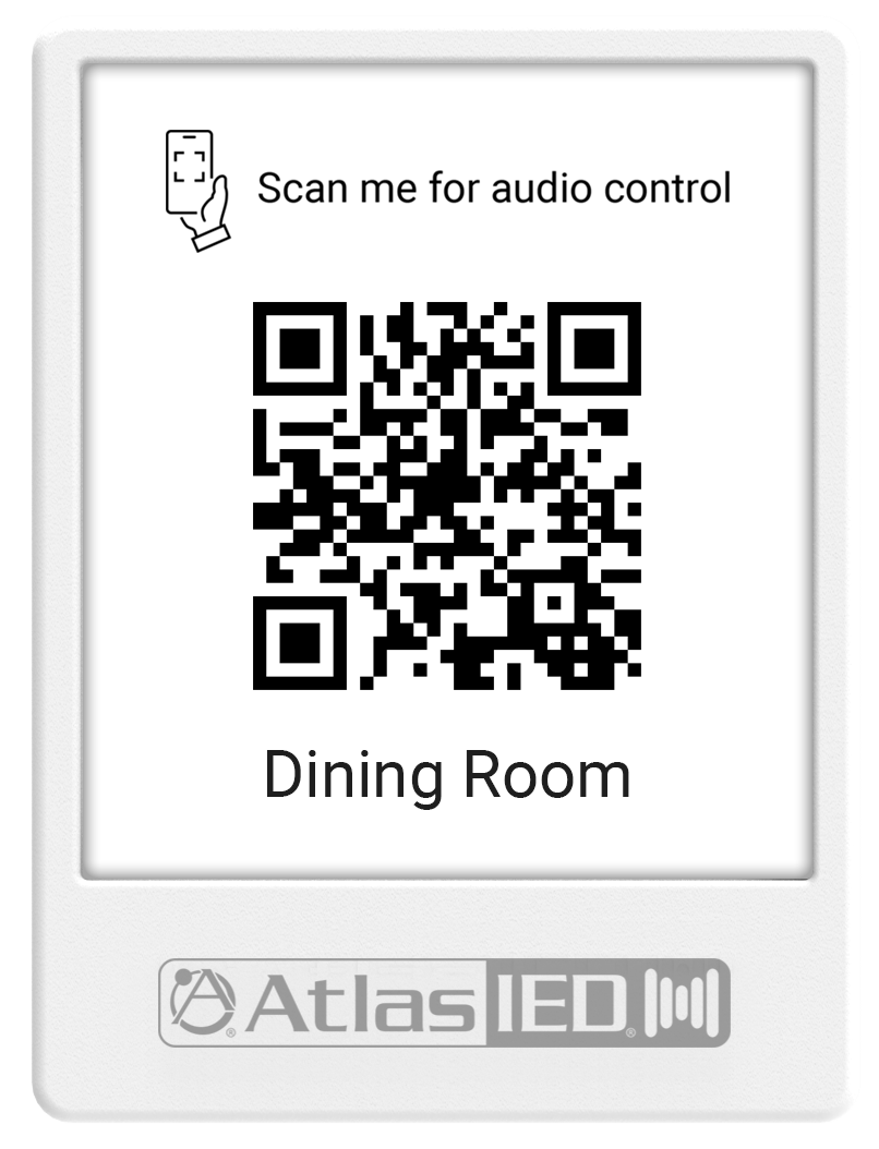 GEM5 Atmosphere™ Virtual Wall Controller QR Code Holder