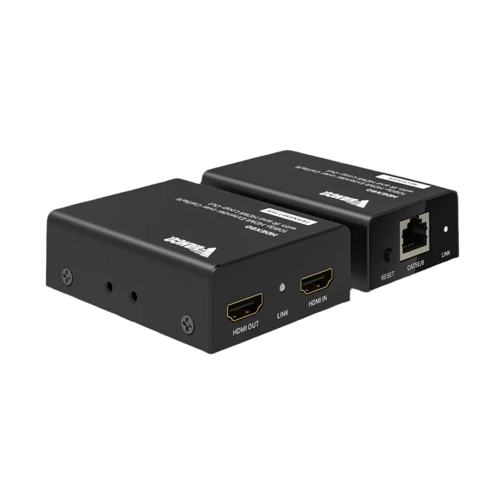 HDEX60 HDMI Over Single Cat5E/Cat6 Extender w/IR & HDMI Loopout