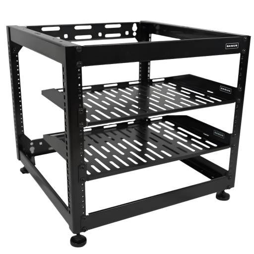 CFR1610-B1 10U AV Rack Stackable Open Frame Network Rack