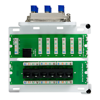 CO1156 Trio Combo Module - 6x8 With Cat5e Data