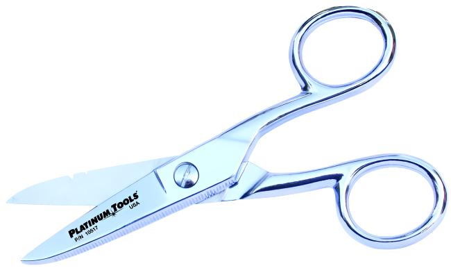 15017C Electrician's 5" Scissor-Run Scissors Clamshell