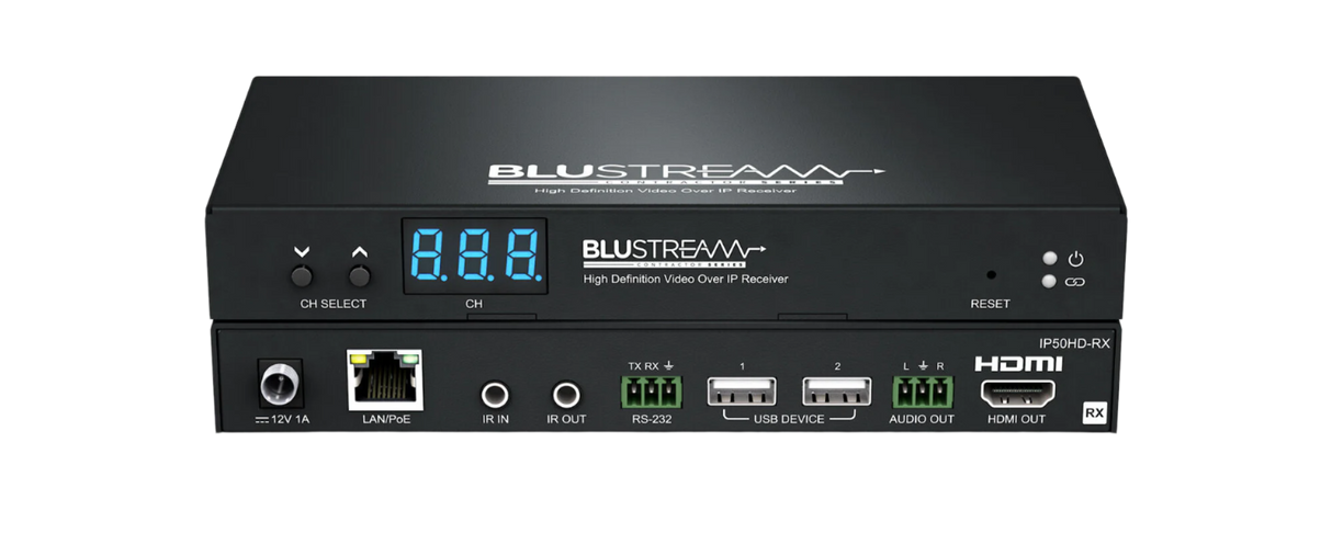 IP50HD-RX Contractor Series HD Video Receiver over 100Mbps Network