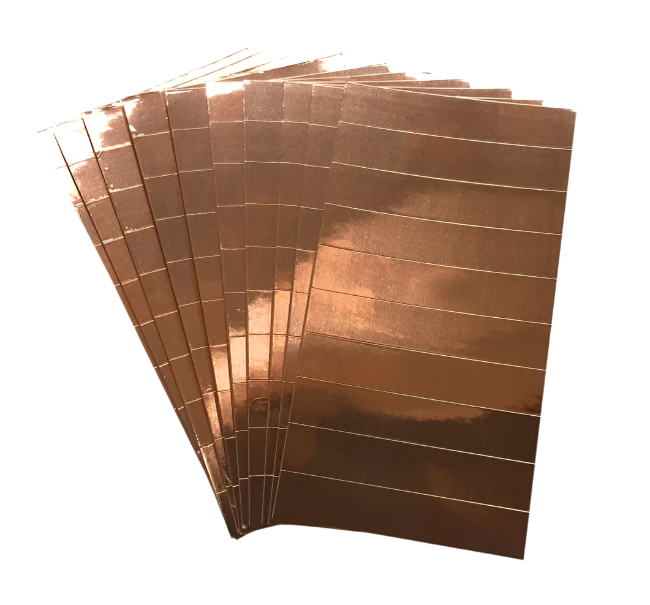 2039 Copper Foil Strips w/Conductive Adhesive 100/Bag