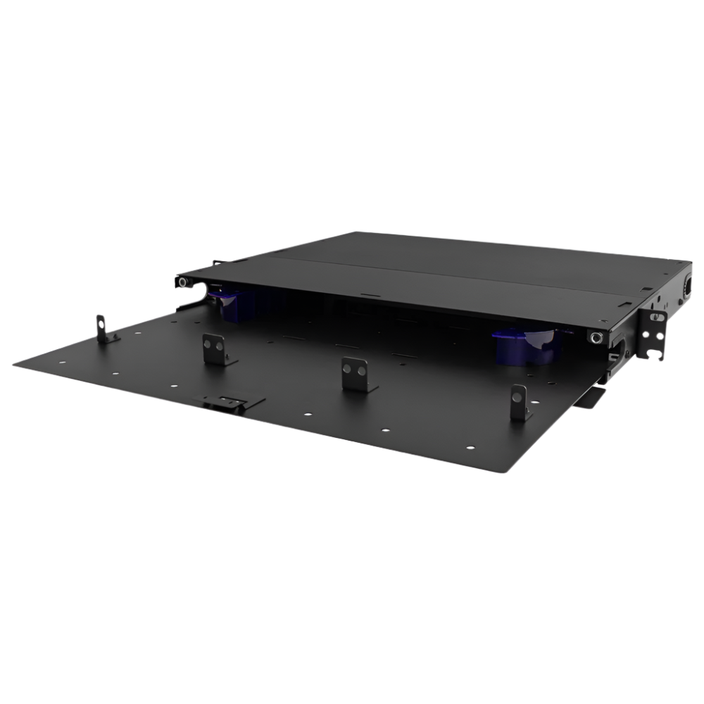 FPP-03-R1-03 1U Premium Rack Mount Fiber Patch Panel Enclosure Unloaded