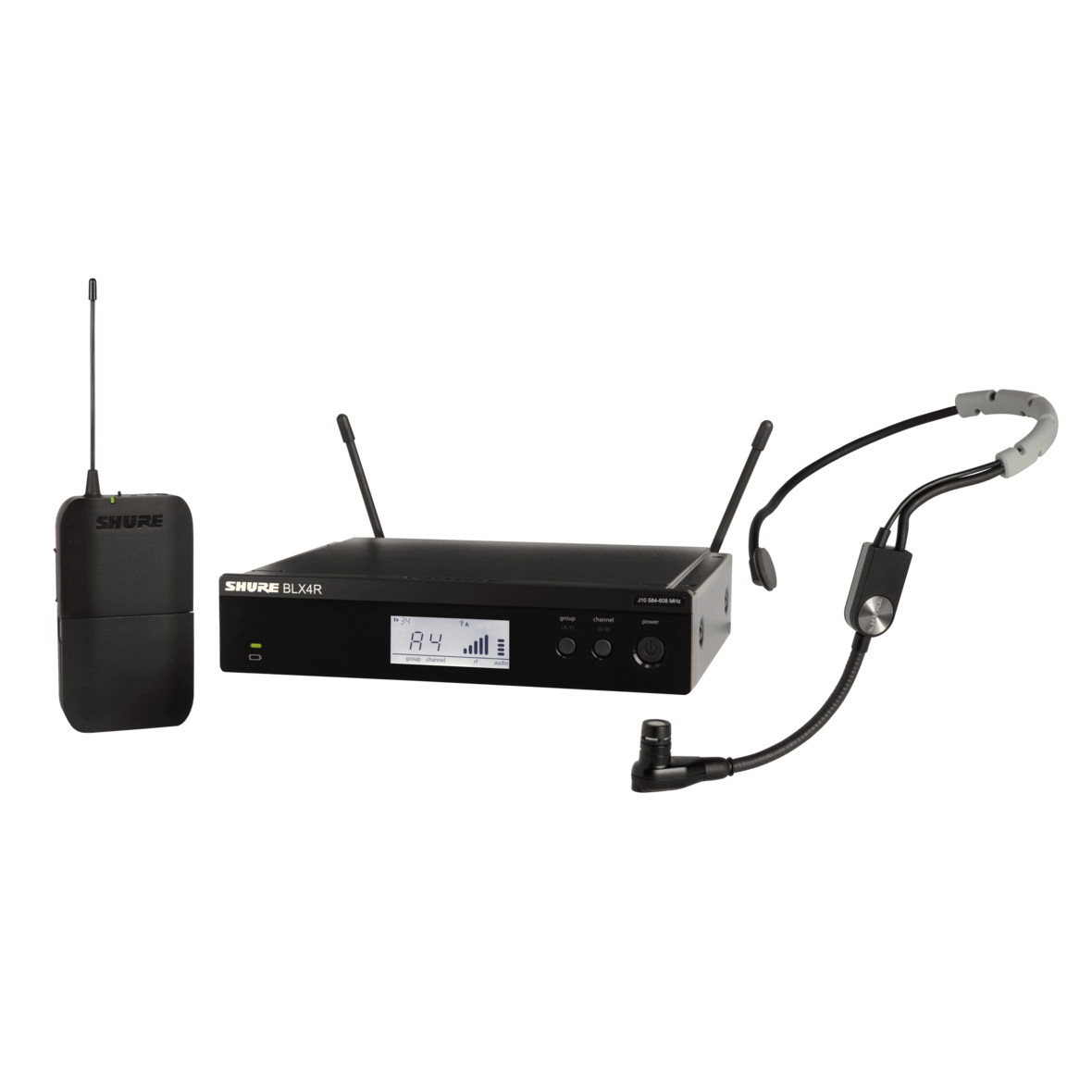 BLX14RSM35H11 Wireless Rack-mount Headset System with SM35 Headset Microphone