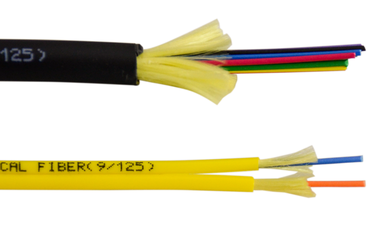 S2I-2M-P-BK-1000 Fiber Plenum Duplex 2.0mm Zip-Cord Indoor/Outdoor Riser-Rated OS2