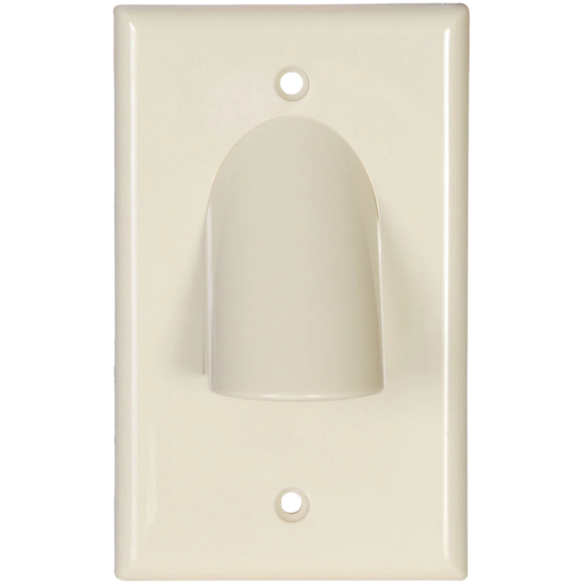 Custom Two-Piece Bulk Cable Wall Plates