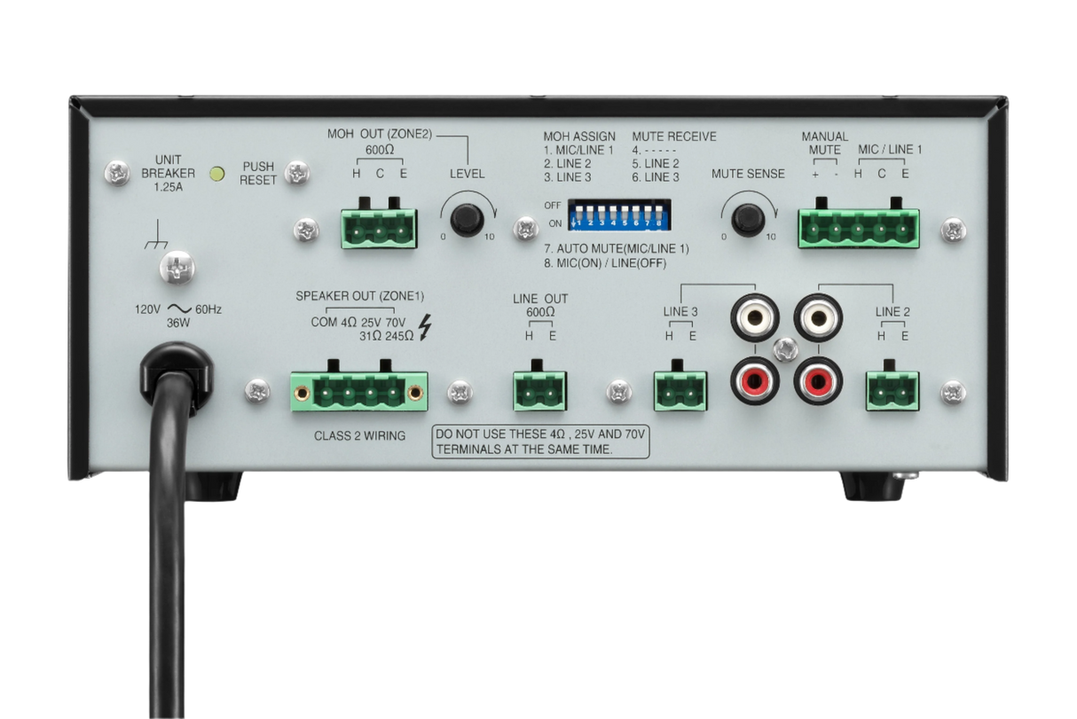 BG220 Mixer Amplifier 20W 3 Inputs MOH Output Auto Mute