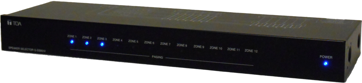 QSS9012PS Multi-Zone Speaker Selector