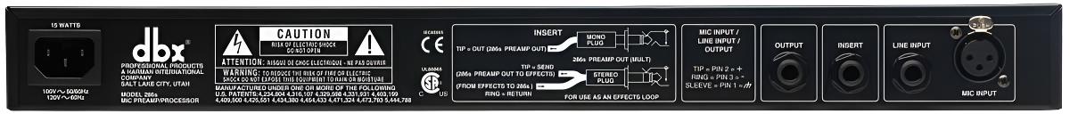 286S Microphone Pre-Amplifier Channel Strip Processor