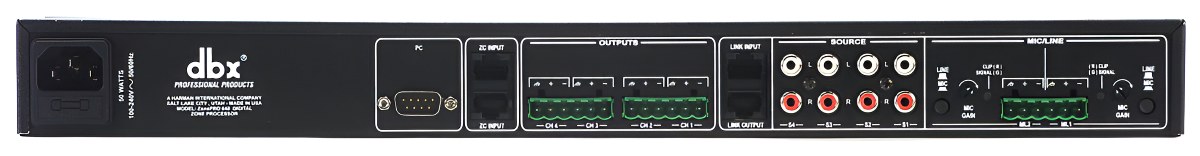 640 6x4 Digital Zone Processor