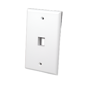 Multi-Media Keystone Wall Plate 1-Port