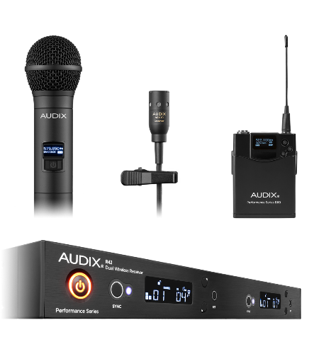 AP42 C210 Wireless Microphone System R42A Combo W/OM2 & ADX10