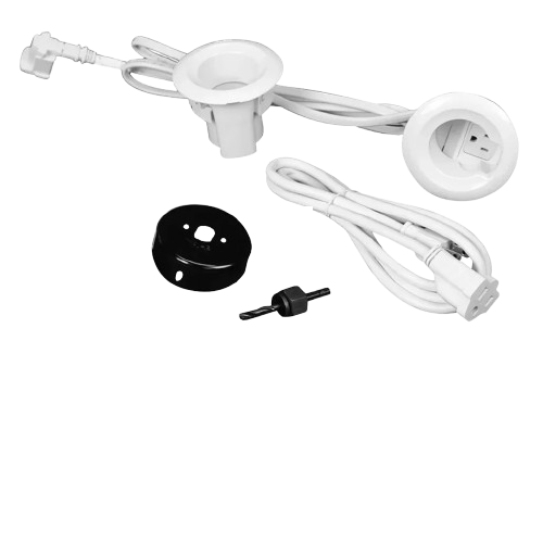 CCSIWPK 5 Piece 3.75" X 3.75" PVC Screen Kit White