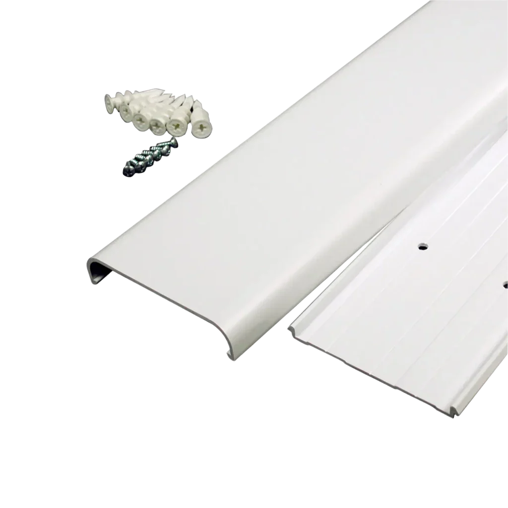 CCSTVK 2 Piece 48" x 3.5" PVC White Flat Screen Kit