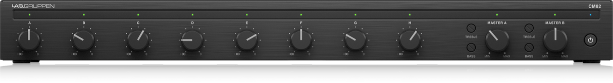 CM82 Commercial Mixer with 8 Inputs and 2 Outputs