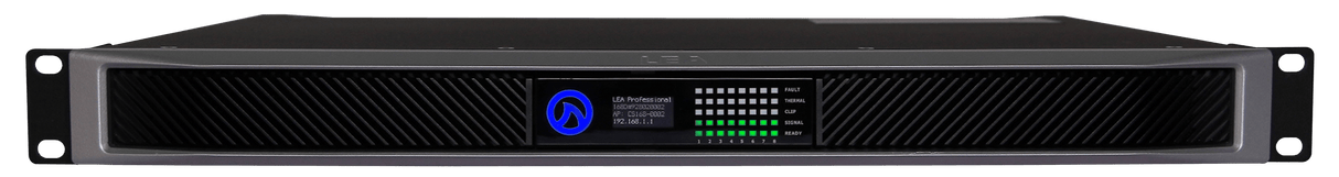 CONNECT 168D Amplifier 8 Channel 160W Dante