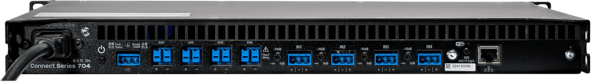 CONNECT 704 Amplifier 4 Channel 700W