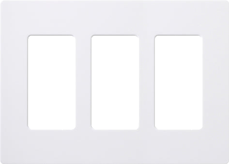 CW-3 Claro Wall Plate 3 Gang