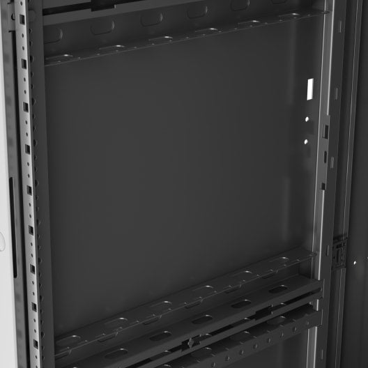 DWR2426PD 24RU & 26" Deep Pivoting Wall Rack with Plexi Door