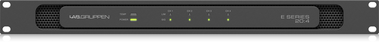 E20:4 2000W Amplifier with 4 Flexible Output-Channels