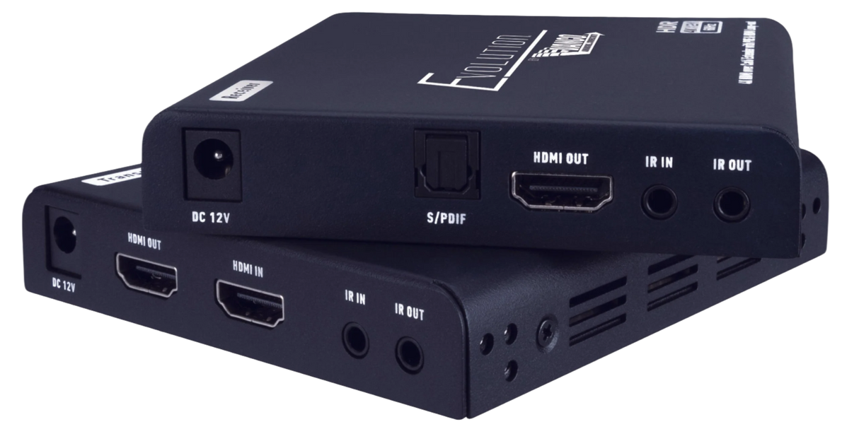 EVEX4K70 HDMI Extender 4K 70m w/ Loop Out Digital Optical Breakout' Bi-Directional IR' PoC