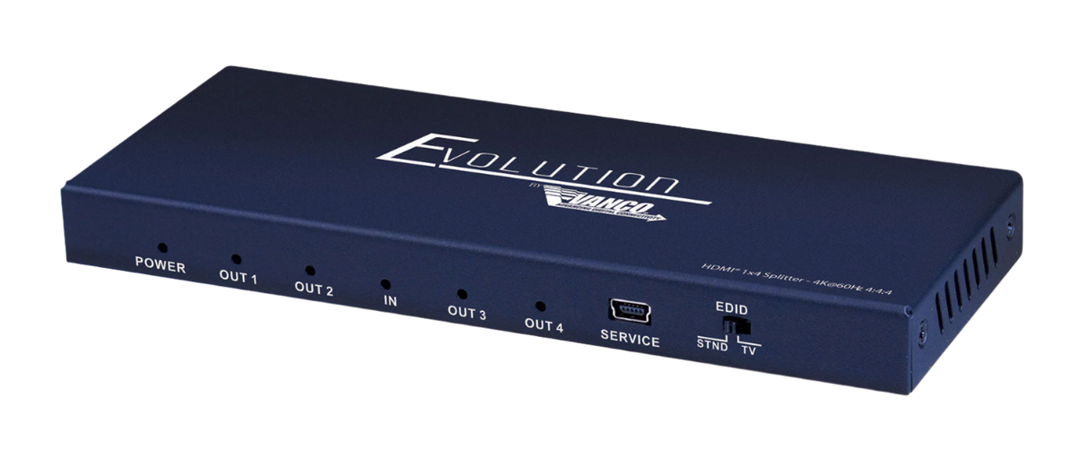 EVSP4K14 Slim HDMI 1x4 4K Splitter 4K/60Hz HDR HDCP2.2