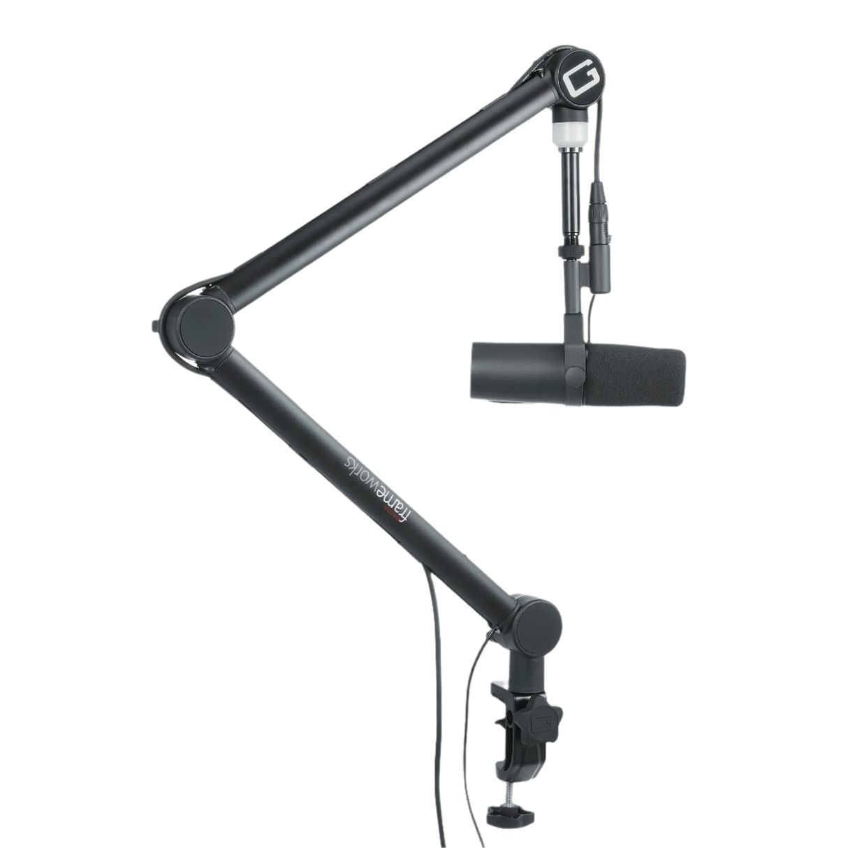 GFWMICBCBM4000 Professional Broadcast Boom Mic Stand W/ LED Light