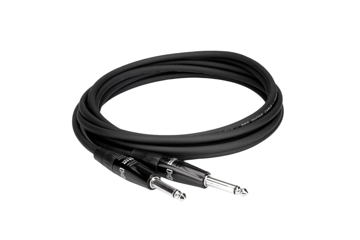 HGTR Pro Guitar Cable REAN Straight to Same 5-25' Lengths