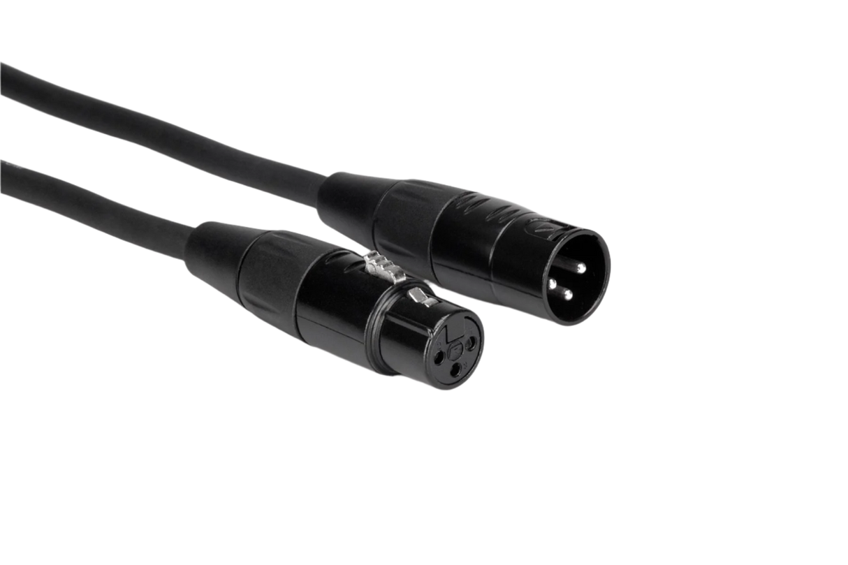 HMIC Pro Microphone Cable REAN XLR3F to XLR3M 3-100' Lengths