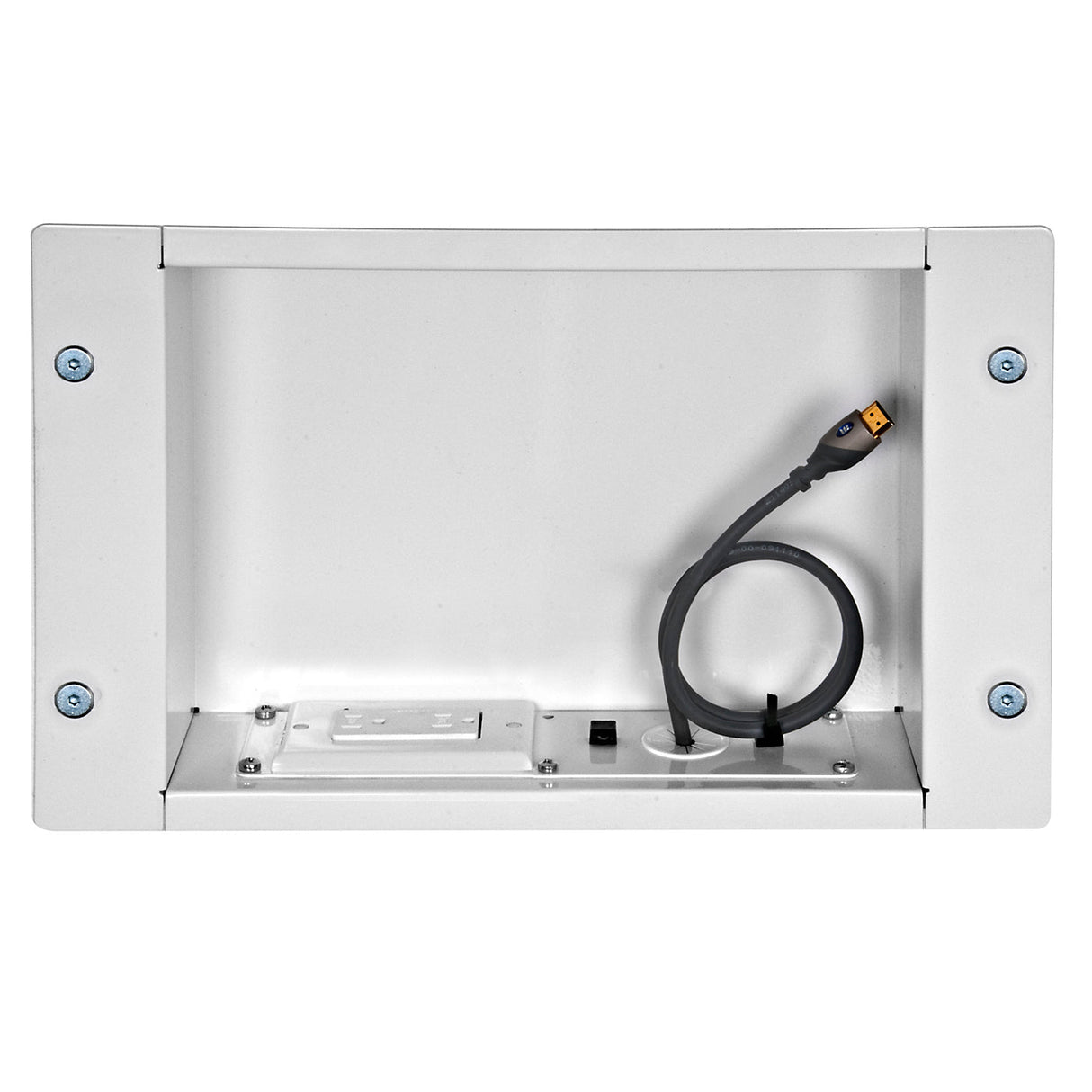 In-Wall Accessories Box with 125V Duplex Power Receptacle