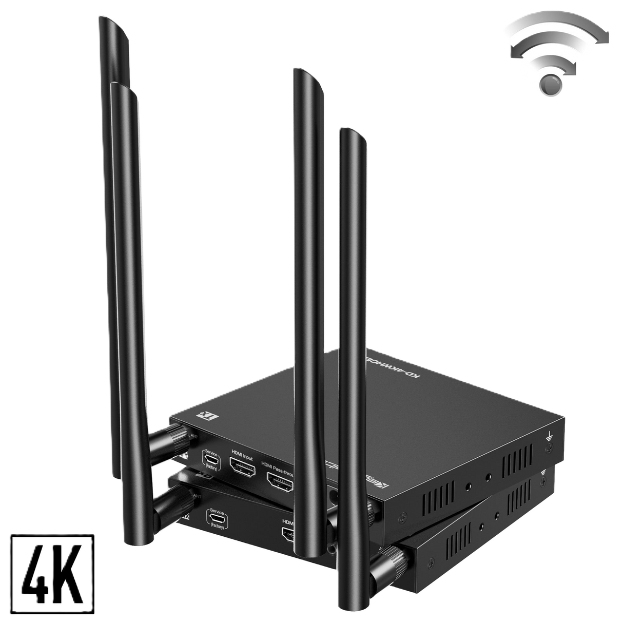 KD4KWHCEX HDMI 4K 60Hz 100' Wireless Extender KIT with IR
