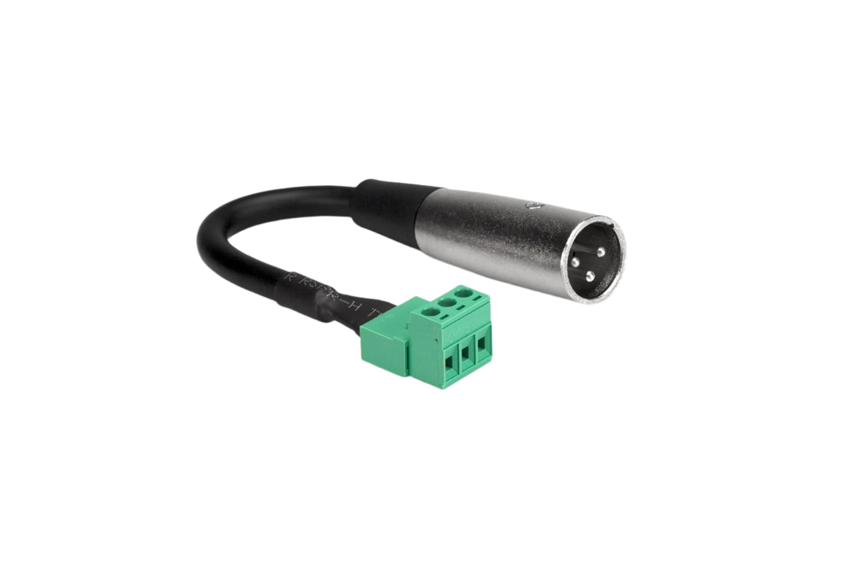 PHX106M-BULK Low-voltage Adaptor PHX3M to XLR3M 6"