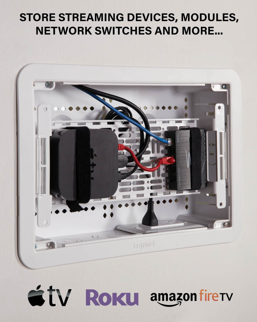 SAIWB9W1 TV Media In-Wall Box 9"