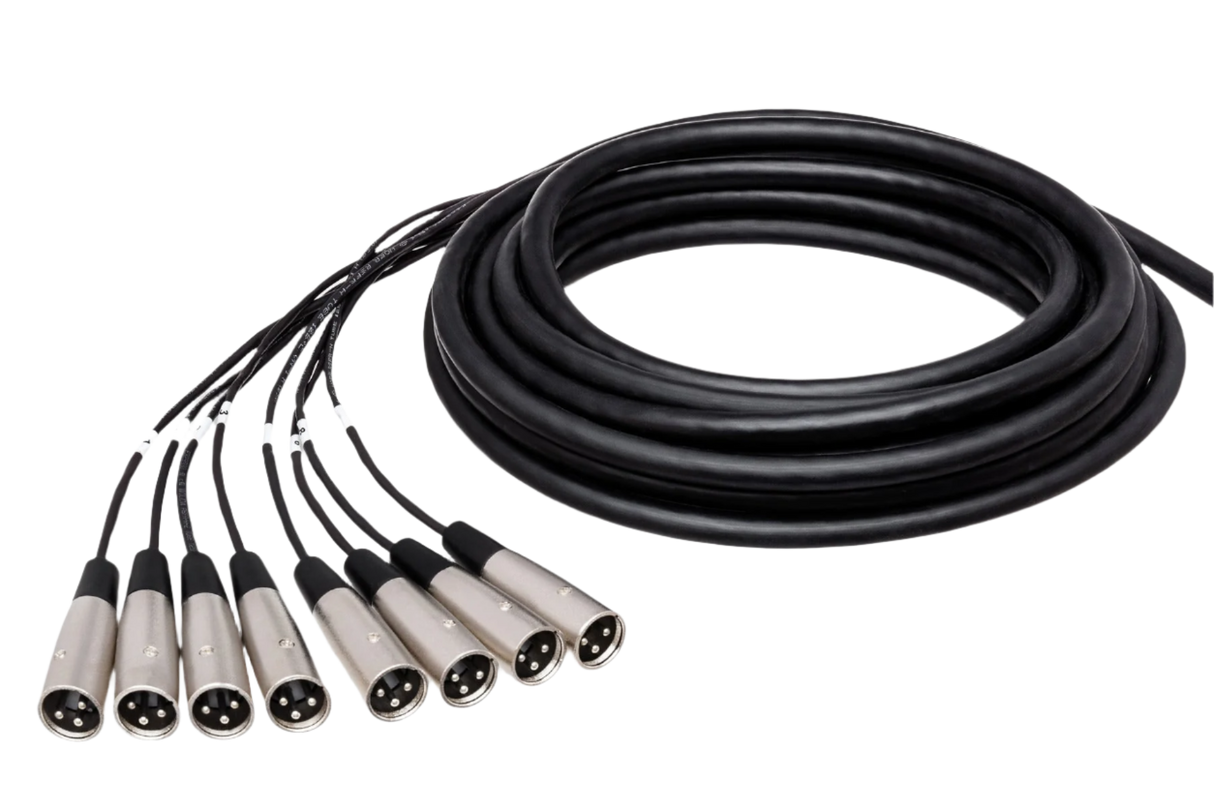 SH-8X0-25 Pro-Conex Little Bro' Sub Snake 8 X Xlr Sends And No Returns 25'