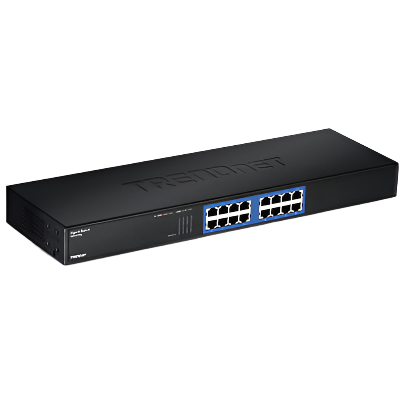 TEGS16g 16 Port Gigabit GREENnet Switch (Rack Mount)
