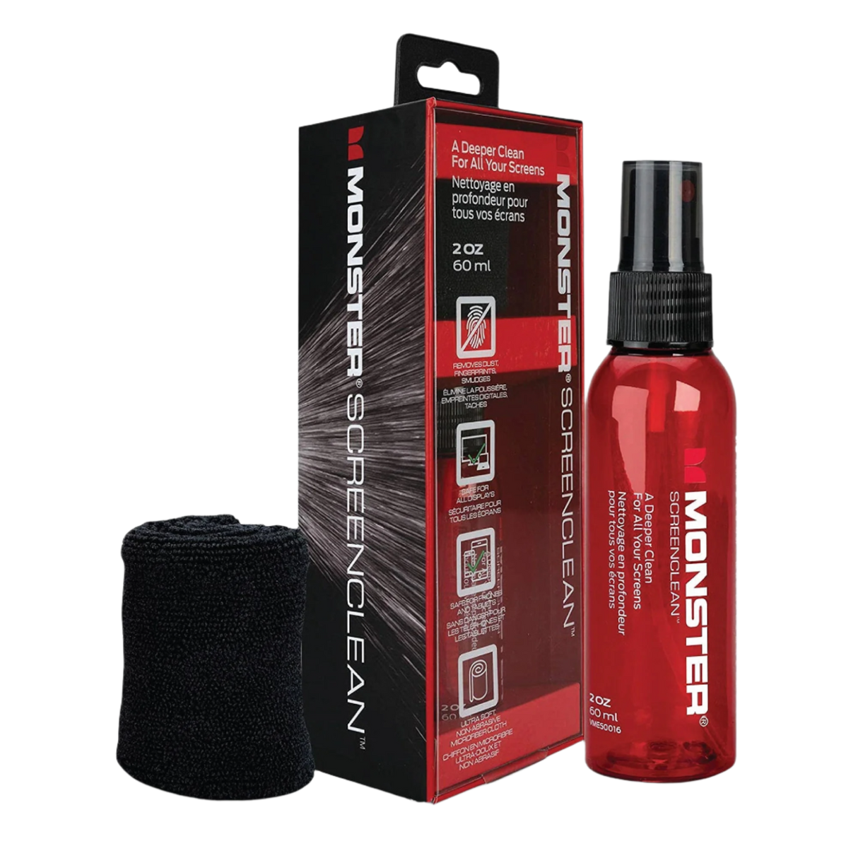 VME500 Screen Clean with Microfiber Cloth