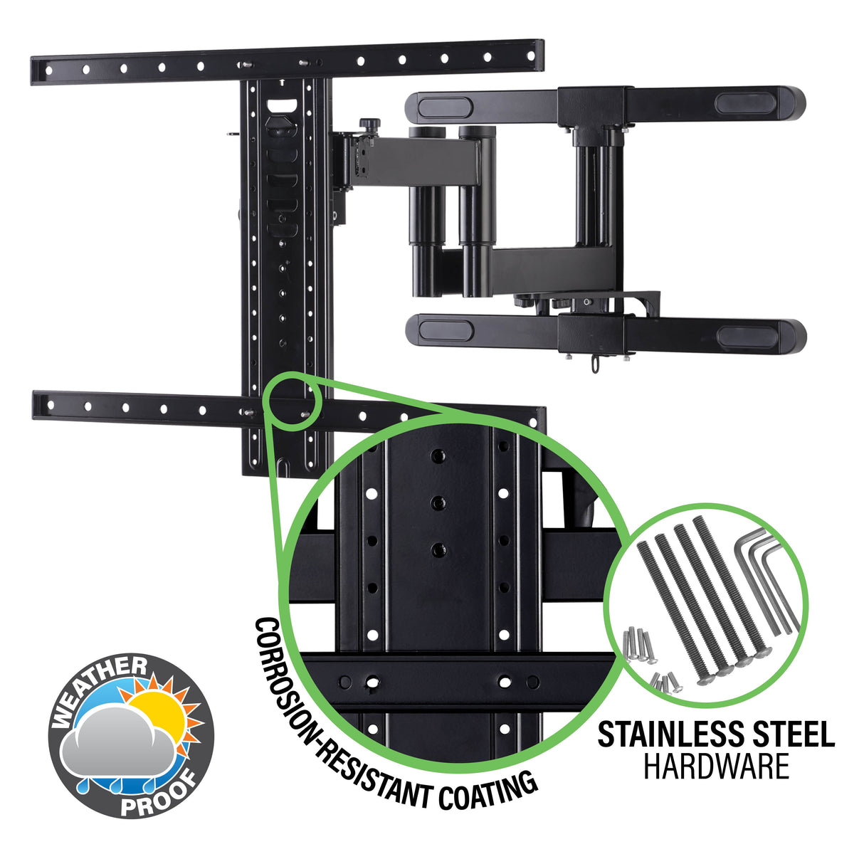 VODLF125-B2 Premium Outdoor Full-Motion Mount 25" Extension