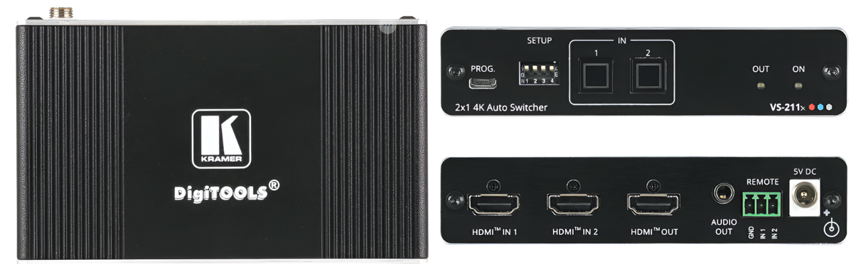 VS-211X 4k60 4:4:4 2x1 HDMI Switcher