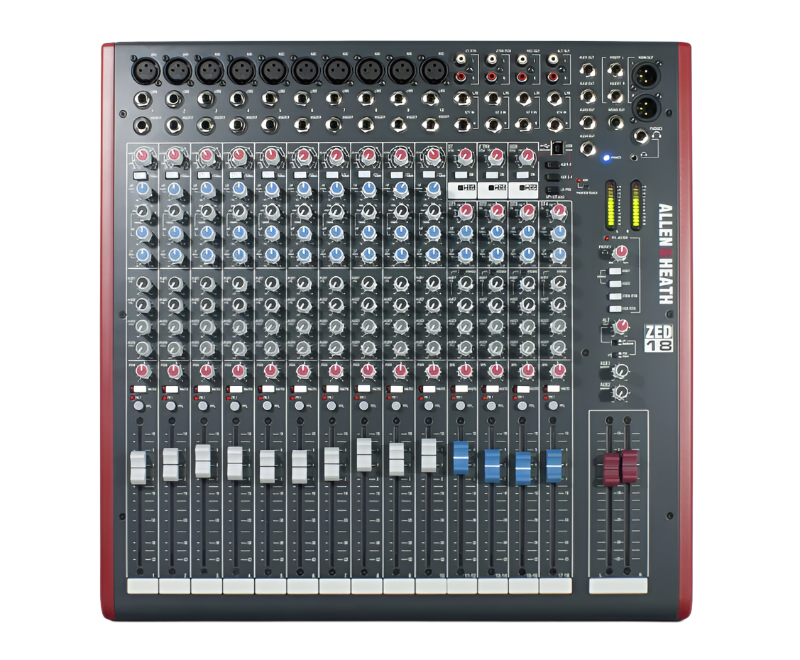 ZED-18 18-Channel Mixer with USB Audio Interface