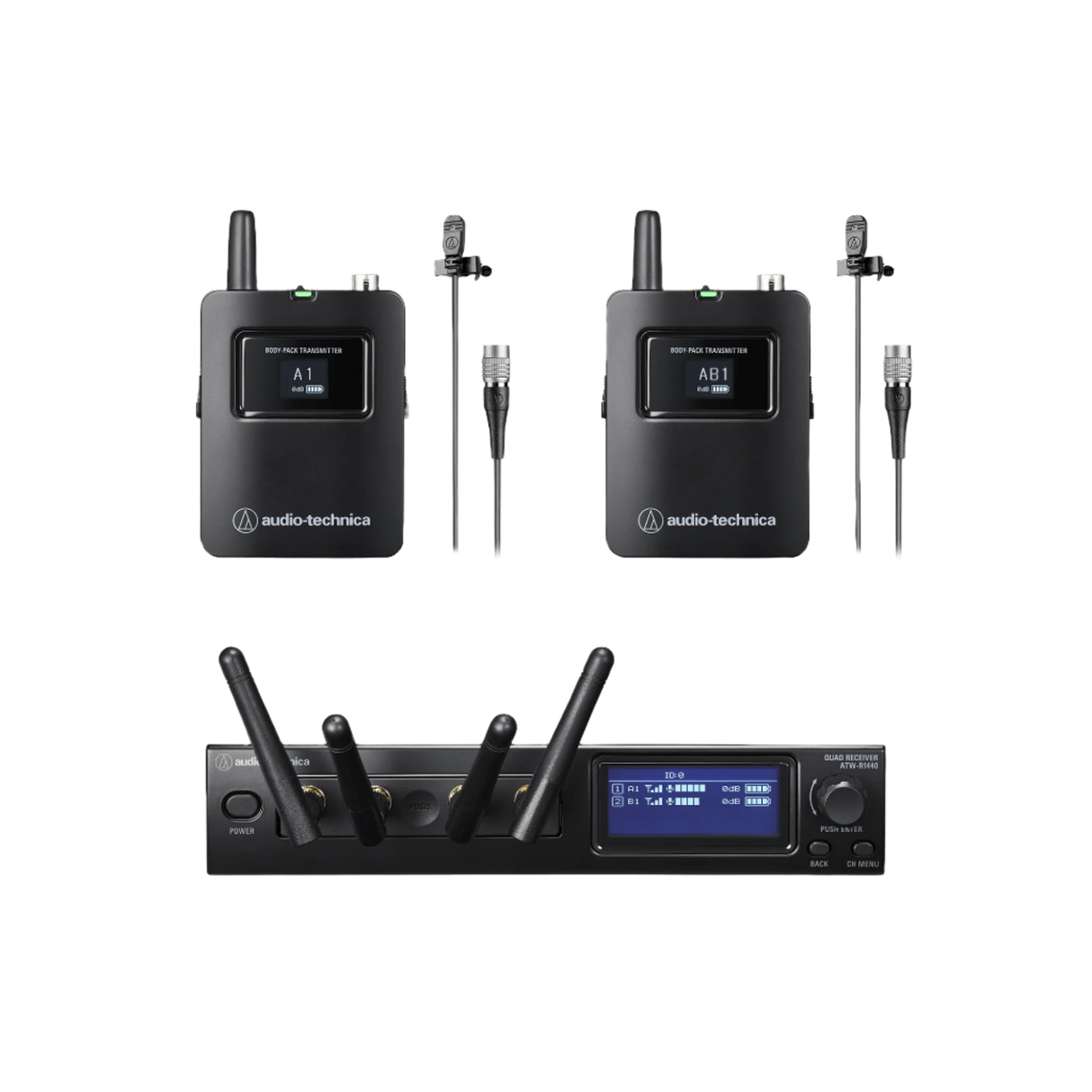 ATW-1421/L System 20 PRO Dual Lavalier Microphone System 2.4GHz Wireless