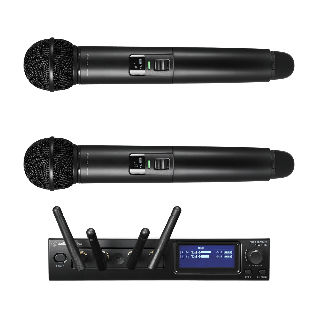 ATW-1422 System 20 PRO Dual Handheld Microphone System 2.4 GHz Wireless