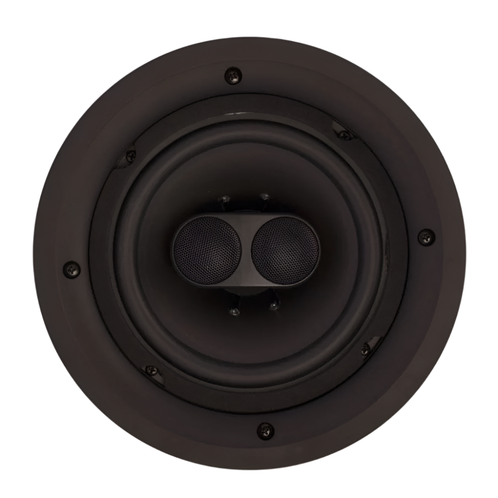 CS6RDVT 6.5” Coax Dual Voice Coil In-Ceiling w/ Micro-Flange Grille (Each)