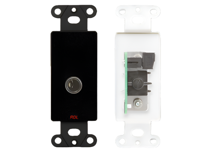 DB-14F 1/4" Phone Jack on Decora® Wall Plate