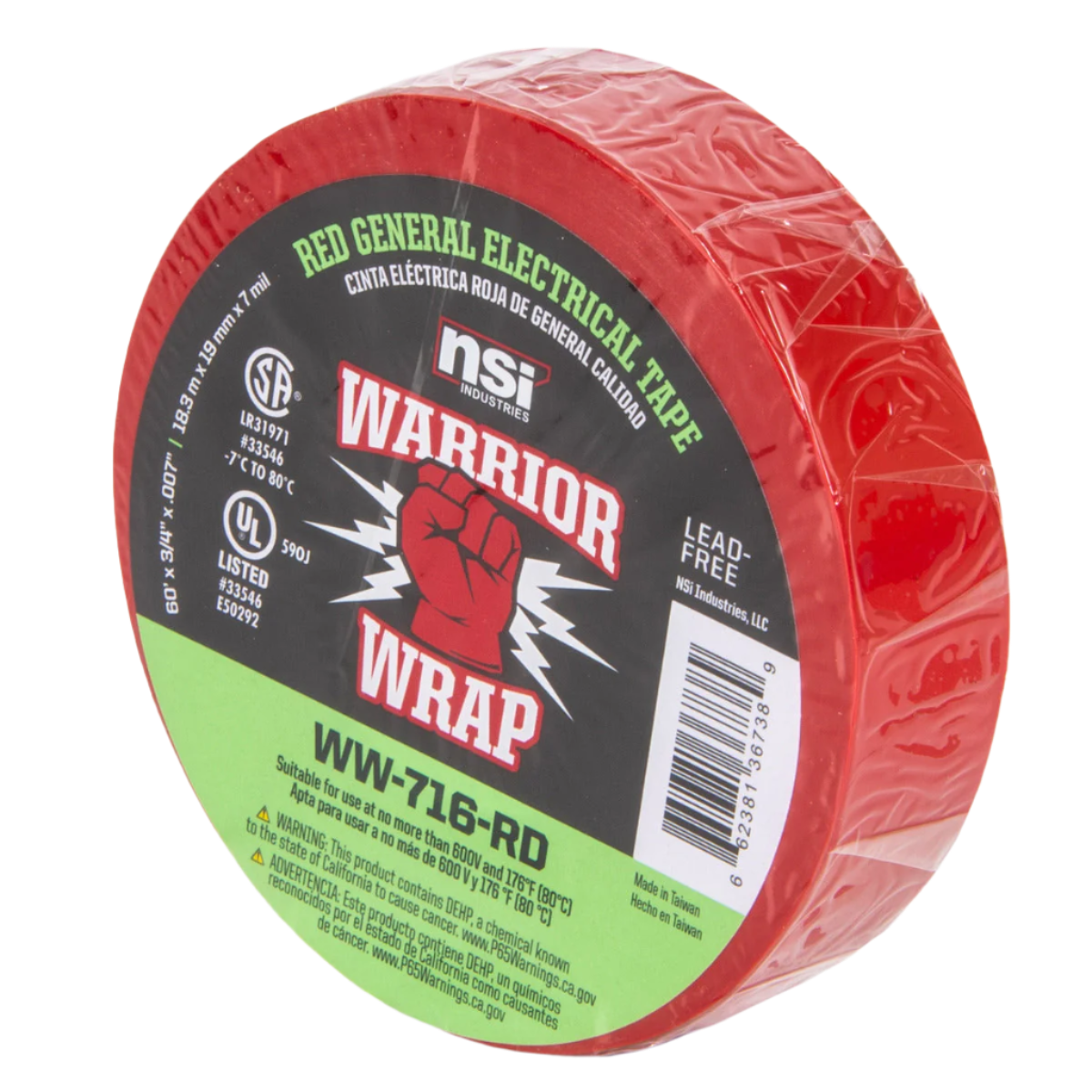 WW-716 7mil General Vinyl Electrical Tape