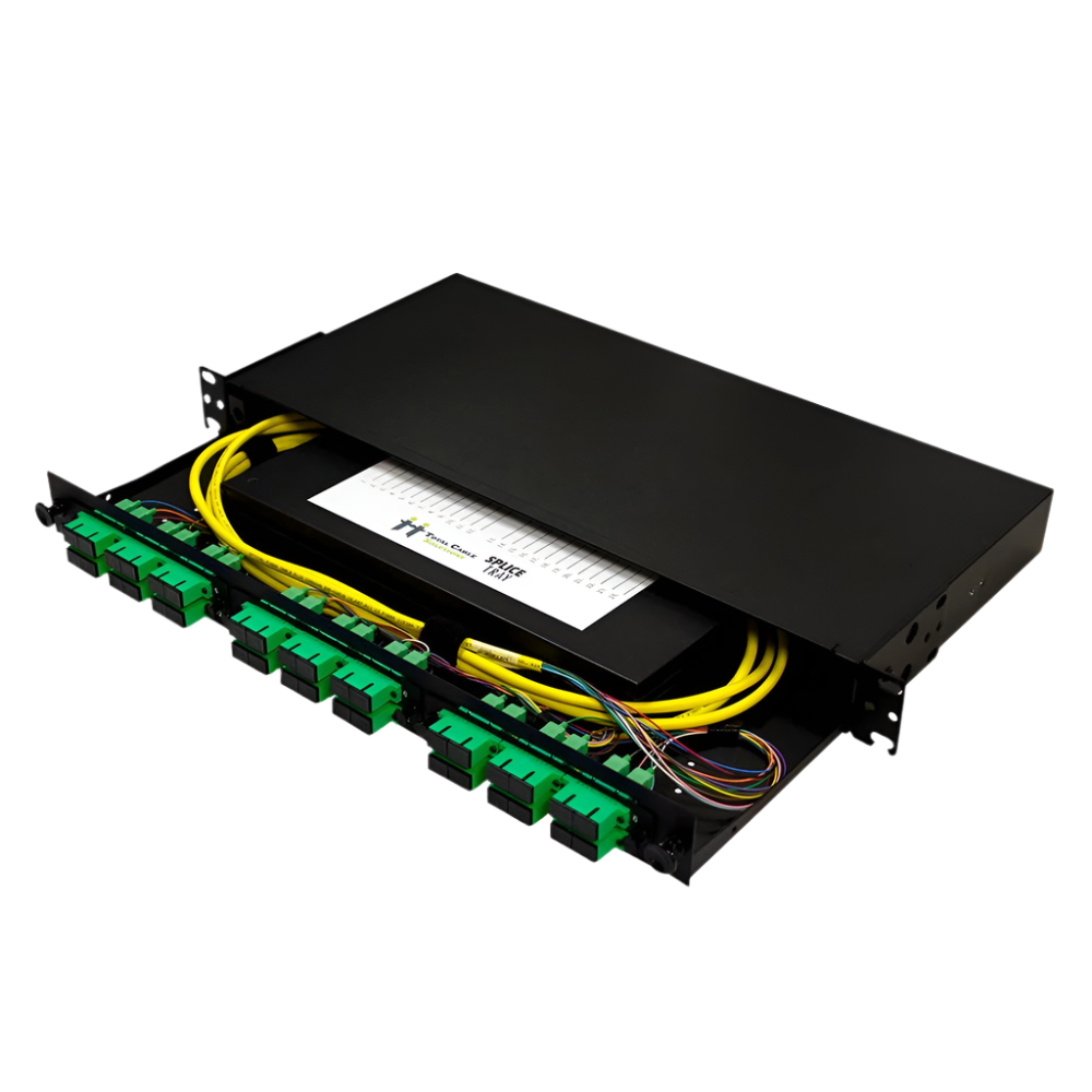 FPP-03-RI-23 1U CHOICE Rack Mount Fiber Patch Panel Enclosure Unloaded