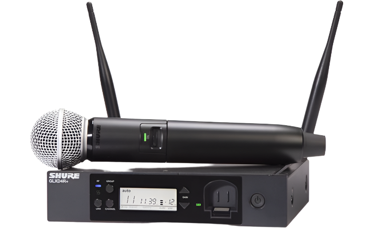 GLXD24R+/SM58-Z3 Digital Wireless Rack System with SM58 Vocal Microphone