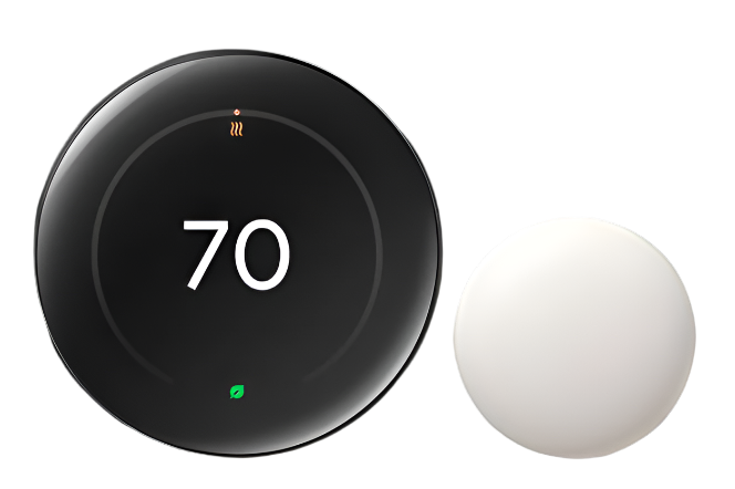 PRO Learning Thermostat 4th Gen + Nest Temperature Sensor 2nd Gen PRO