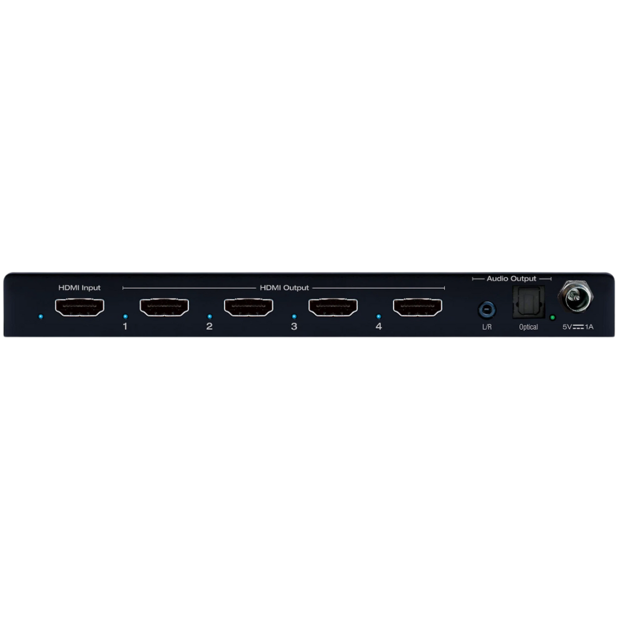 KD-DA1x4DC Distribution Amp 4K 18G 4 Output HDMI Splitter